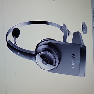 LEVN Bluetooth 5.0 wireless headset & microphone Al noise canceling 350m NEW…